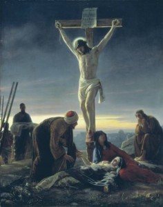 Jesus on the cross - Martyred for his beliefs